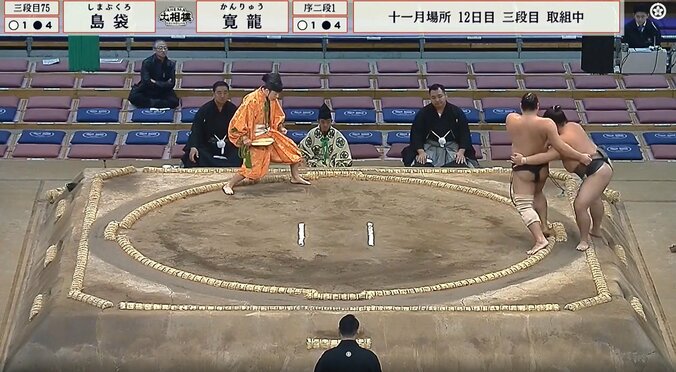 芸術的なうっちゃり