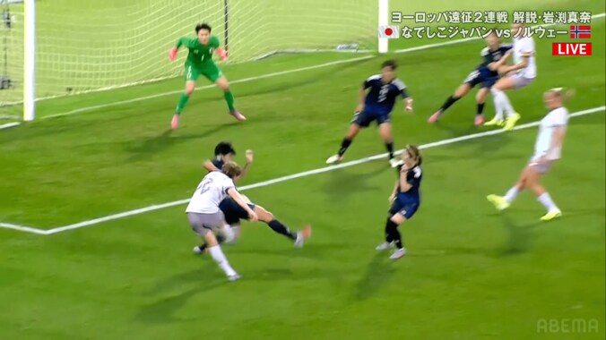 なでしこジャパンが落胆…“70m爆走カウンター”で失点「振りが速くて強烈」「パワーすげぇ」ノルウェー20歳に長谷川唯ら５人が翻弄された一部始終 5枚目