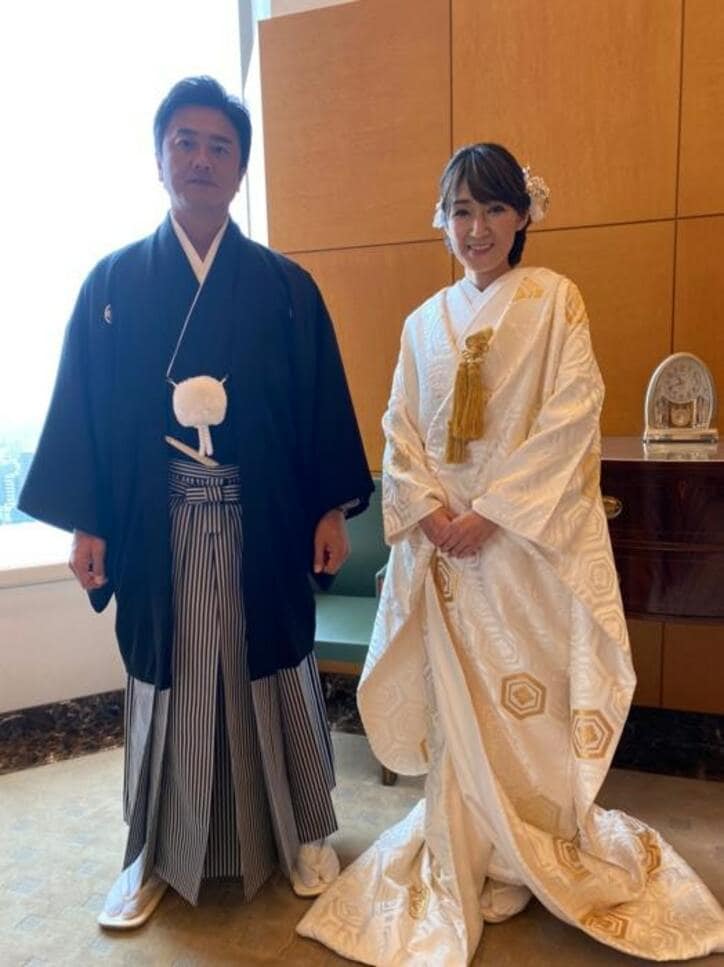  原田龍二の妻、結婚20年目にして行った神前式「もう頭が真っ白」 