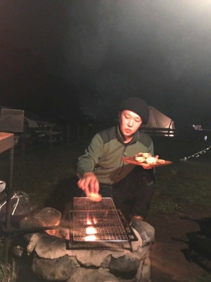金子貴俊、キャンプで唯一失敗した事「大人が食べる分が残り少なかったー」