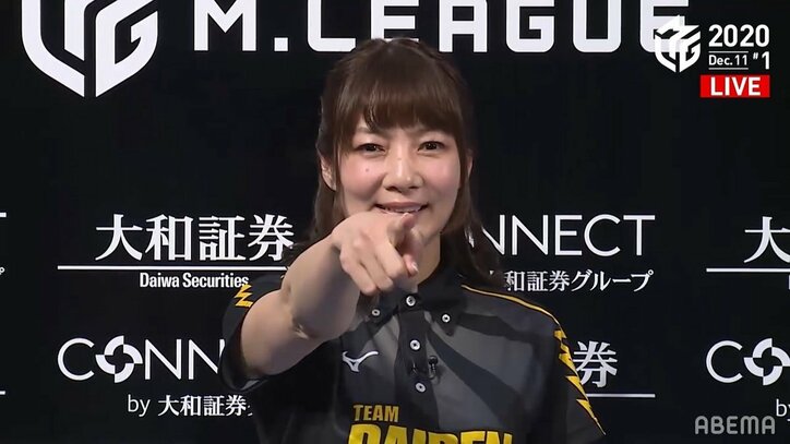 鳴いたら勝てないじゃない セレブ黒沢咲、華麗に役牌スルーで3勝目にファンも驚愕／麻雀・Mリーグ