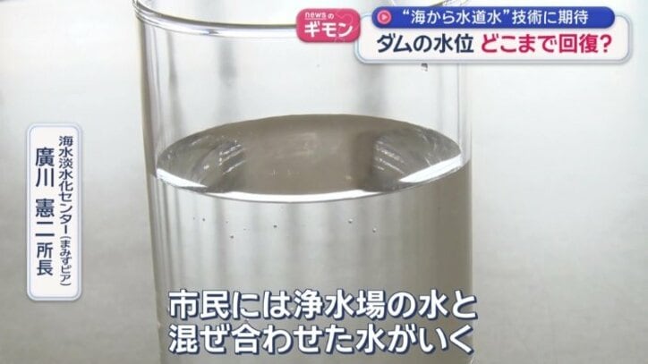 味は、水道水とほとんど違いがない