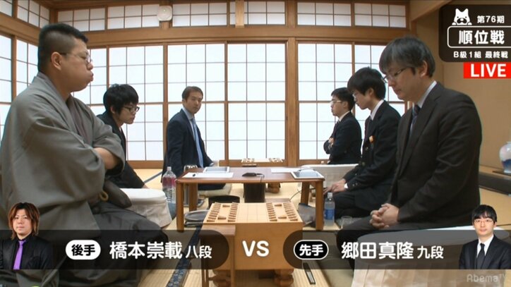 橋本崇載八段、順位戦A級復帰なるか？／将棋・順位戦B級1組最終戦