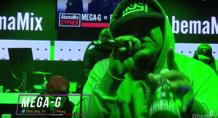 【シーンを牽引する3MCが集結】MEGA-G × Ry-lax × 百足『AbemaMix Cypher』でフリースタイルをスピット！