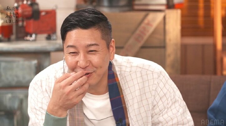 貴島明日香、顎クイをされるがままに…久保田悠来が妻に攻めた罰ゲーム『私たち結婚しました4』第7話