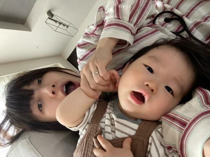  あいのり・桃、長男が急成長して出てきた問題「こっそり食べてる？笑」 