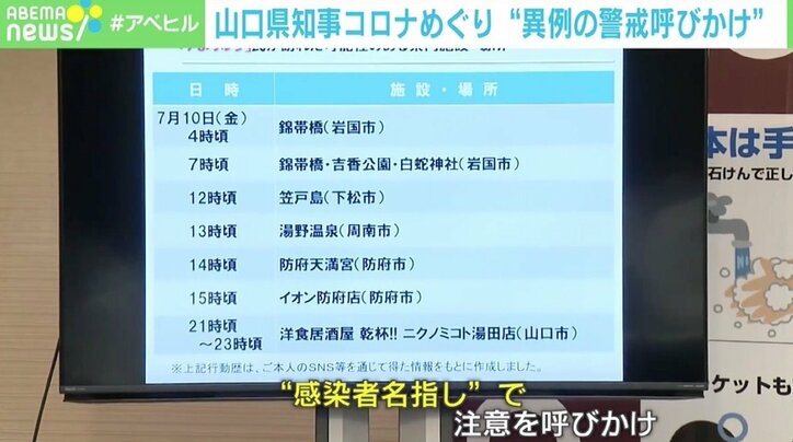 「なんてことをしてくれるんだと」山口県知事、“YouTuber名指し”の異例のコロナ警戒呼びかけ