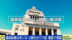 政治家秘書は辛いよ…逮捕されがちな仕事「国会議員は富士山。遠くから見たら綺麗だけど、近くに行くとゴミだらけ。それを拾うのが秘書だ」有権者との板挟みも
