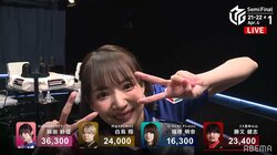 ダブルピースは私のもの 岡田紗佳、大混戦制し笑顔満開「今年は優勝したい！」／麻雀・Mリーグ