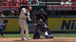 大谷翔平、4試合ぶりのマルチ安打！ファウルボールを少年がキャッチした直後にタイムリー