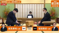 叡王経験者・高見泰地七段が登場 宮田敦史七段と対局開始／将棋・叡王戦