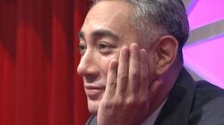 市川團十郎が無反応！？ “頬杖”で完敗のお笑いコンビに東野幸治が辛辣ツッコミ「團十郎さんに肘つかせたら日本一やね！」