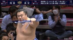 翔猿、“蹴返し”で高安撃破からのドヤ顔に「お見事」「モンキーマジック！」ファン騒然