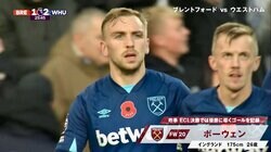 GK一歩も動けず！ ハンドすれすれ“腹トラップ”美技→ポストワンツー弾 「ボーウェン絶好調やな」VARも納得の圧巻ゴール