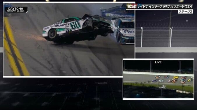 1.5tの重量マシンも「宙に浮いちゃう」 ストックカーの“とんでもクラッシュ”に再注目 安全性向上も「飛ぶ時は飛ぶ」と解説者 3枚目