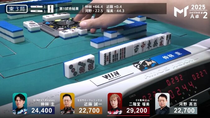 トップ雀士だけができる“牌での会話”が起きた瞬間