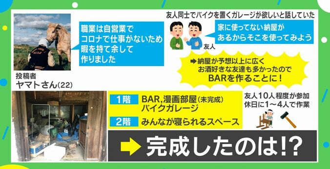 使ってない納屋がオシャレなBARに！暇つぶしで改装、ビフォーアフターが話題に 1枚目