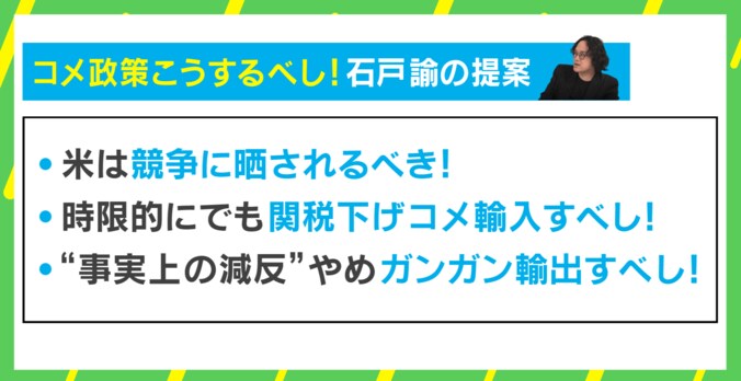 コメ政策こうするべし！石戸諭の提案