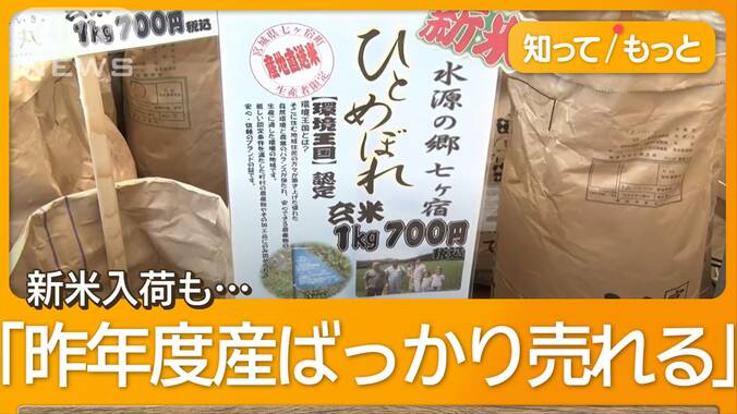 “コメ騒動”で定期便予約4倍も…　新米出回り1トン分キャンセル　農家困惑 1枚目