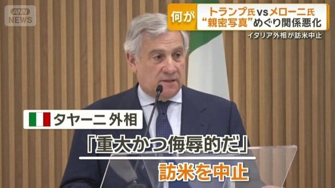 イタリアのタヤーニ外相