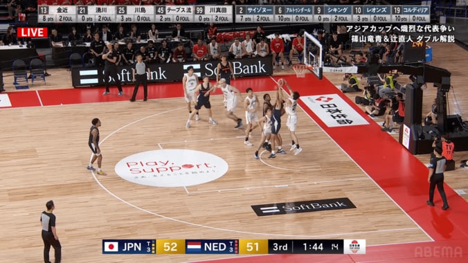 「キャーキャー言われて（笑）」レジェンド富樫勇樹の“お茶目シーン”が脚光！「スッと顔を隠すのもおもろい」「可愛いね」「海南の牧かよ」 3枚目