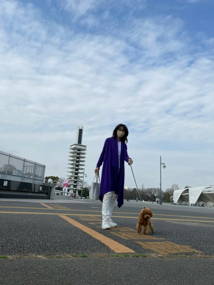  柏木由紀子、亡き夫・坂本九さんとの思い出の公園へ「歩いていても気持ちいい」 