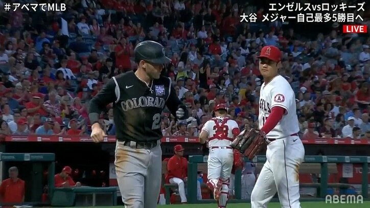 大谷翔平、“骨折級”の悶絶死球を与えた後にさりげなく「ごめんね」気遣いに相手打者も「OK」
