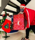 ココリコ遠藤の妻、シャトレーゼのXmasケーキを堪能「想像以上におっきかった」