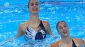 双子に勝った三つ子の2人 世界水泳AS、女子デュエットを制したオーストラリアペアの息ぴったり演技