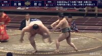 ヒラリとかわした炎鵬