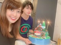 川崎希『おちびーぬのお誕生日ケーキ♡』