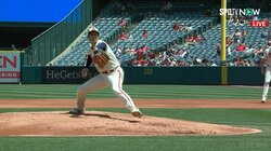 見た目はほとんどサイドスロー 魔球スイーパーをさらに曲げる大谷翔平、投手だけでも二刀流ピッチング