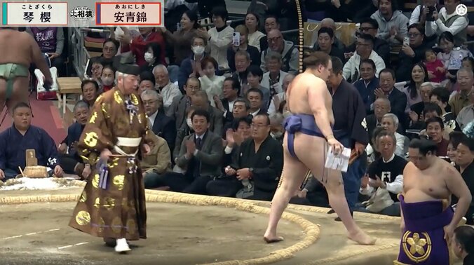 安青錦が受け取った驚きの懸賞の束