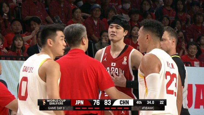 中国監督が日本選手を踏む素振り…バスケ日中戦で一触即発！「スポーツマンシップなさすぎて泣けてくる」「さすがに酷い」渡邊雄太も激昂 5枚目