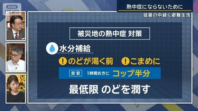 被災地の熱中症対策