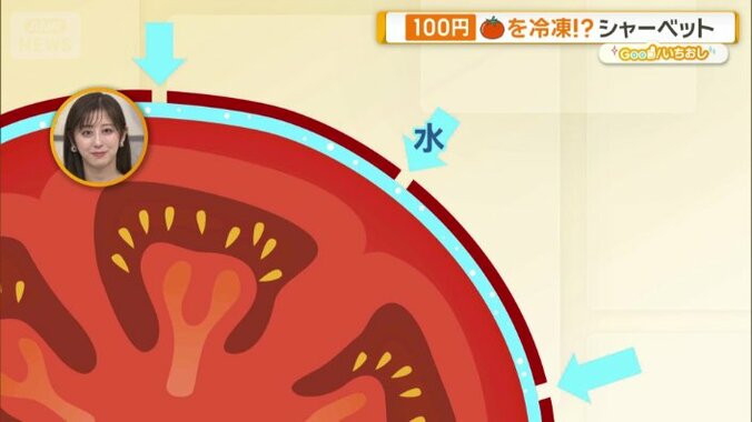 きれいにむけるのはなぜ？