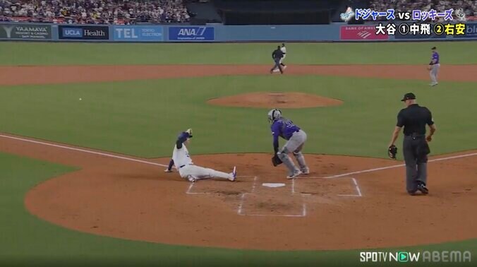 回れ回れ！ ベッツのタイムリーで大谷翔平が“一塁から”激走 驚異の「生還えげつねー」「速すぎだろ」称賛の声 2枚目