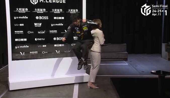 【写真・画像】萩原聖人、江頭2:50と“男の約束”果たす罰ゲーム即実行 まさかのセルフおかわり爆笑映像「やりやがったｗ」「ハギー最高」／麻雀・Mリーグ　2枚目