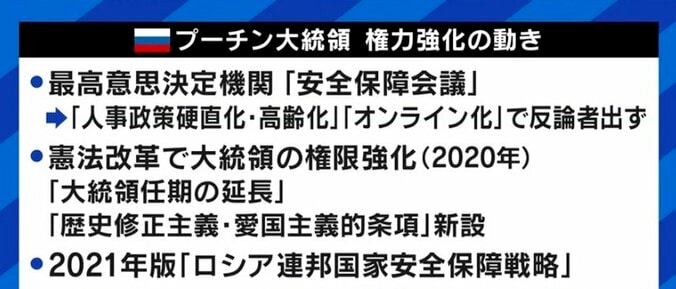 コロナ禍でロシアの最高意思決定機関が硬直化? 焦るプーチン大統領、次の選挙に向けて権力基盤の揺らぎも 3枚目