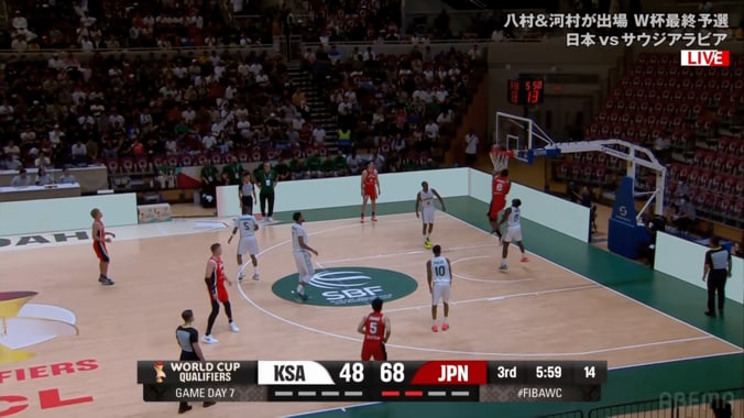 河村勇輝→八村塁の“神連携”が「異次元すぎる」「えぐいって」NBAコンビのバックドアに敵地騒然！【バスケW杯予選】 5枚目