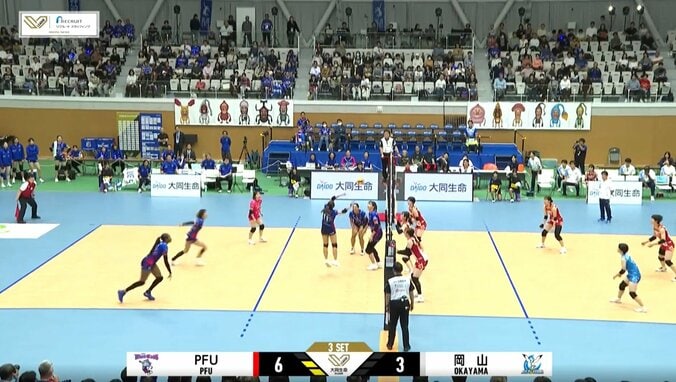 ラリーに終止符を打った見事なツーアタック