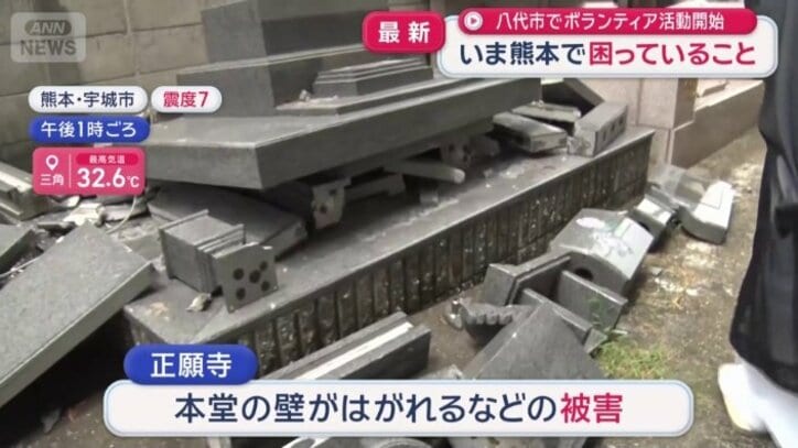 寺でも被害