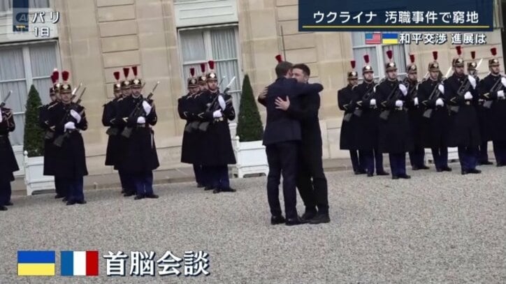 ウクライナ・フランス首脳会談