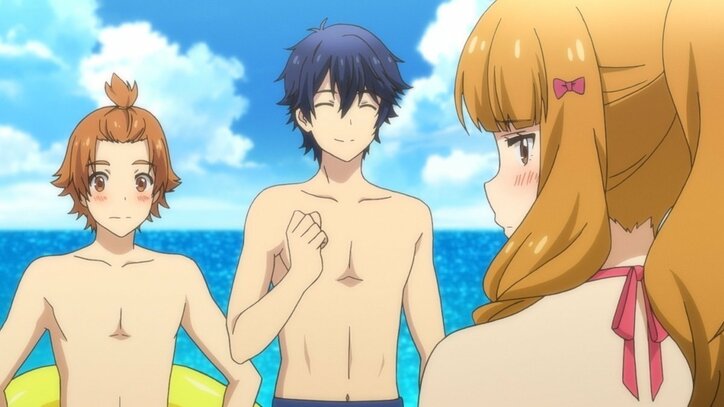 『この世の果てで恋を唄う少女YU-NO』第15話先行カット公開 ビーチで夏を満喫する4人に…