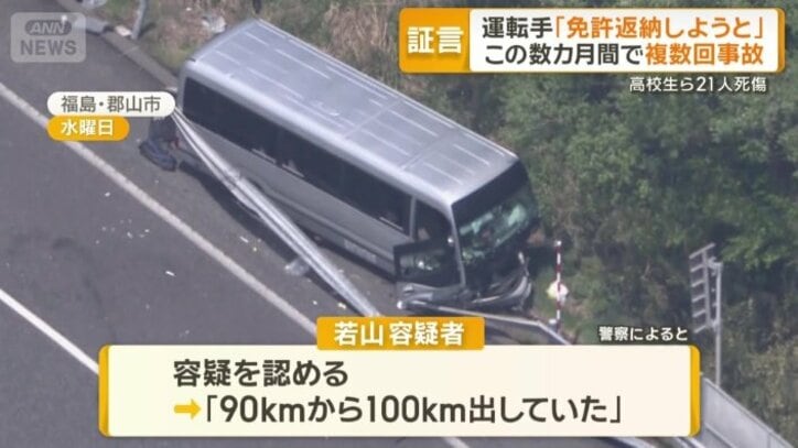 「90キロから100キロ出していた」