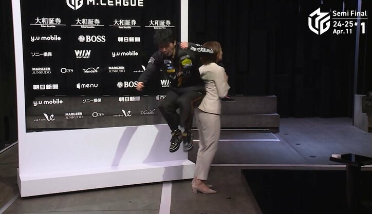 【写真・画像】萩原聖人、江頭2:50と“男の約束”果たす罰ゲーム即実行 まさかのセルフおかわり爆笑映像「やりやがったw」「ハギー最高」/麻雀・Mリーグ 2枚目