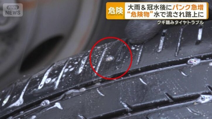 釘のようなものが