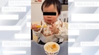 【映像】赤ちゃん考案！お上品な「ご飯こぼさない術」