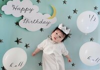 桃『生後半年を迎えました!!!』