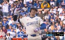 めっちゃ嬉しそう！ 大谷翔平、ヒット直後に見せた“一瞬の表情”にファン歓喜「テンション高っ！」「最高すぎる」